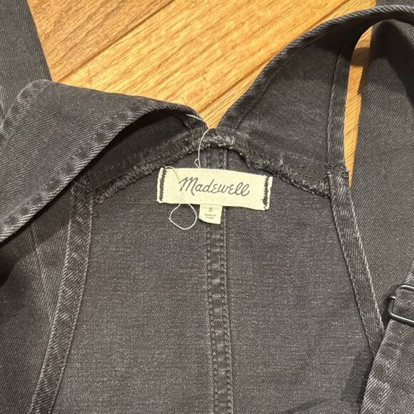 Madewell Dark Gray Denim Overalls - Picture 2 of 2